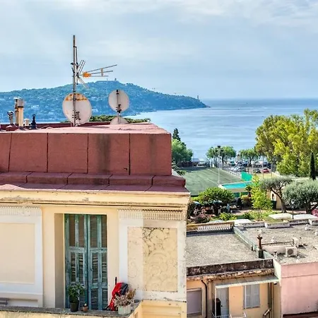 #24 Marie-claire Sea View/balcony/ac/5min Port * Villefranche-sur-Mer