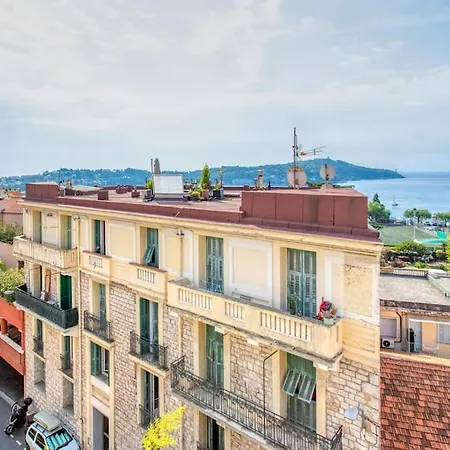 #24 Marie-claire Sea View/balcony/ac/5min Port Villefranche-sur-Mer