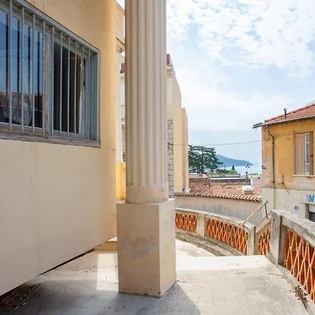 #24 Marie-claire Sea View/balcony/ac/5min Port Villefranche-sur-Mer